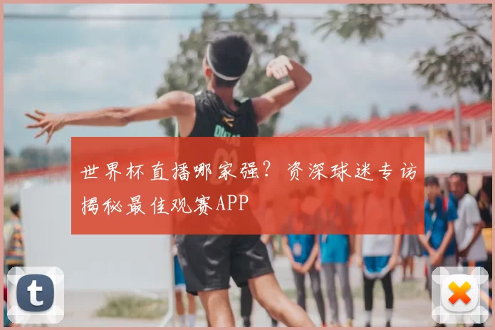 世界杯直播哪家强？资深球迷专访揭秘最佳观赛APP