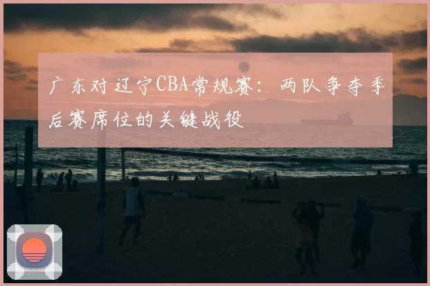 广东对辽宁CBA常规赛:两队争夺季后赛席位的关键战役